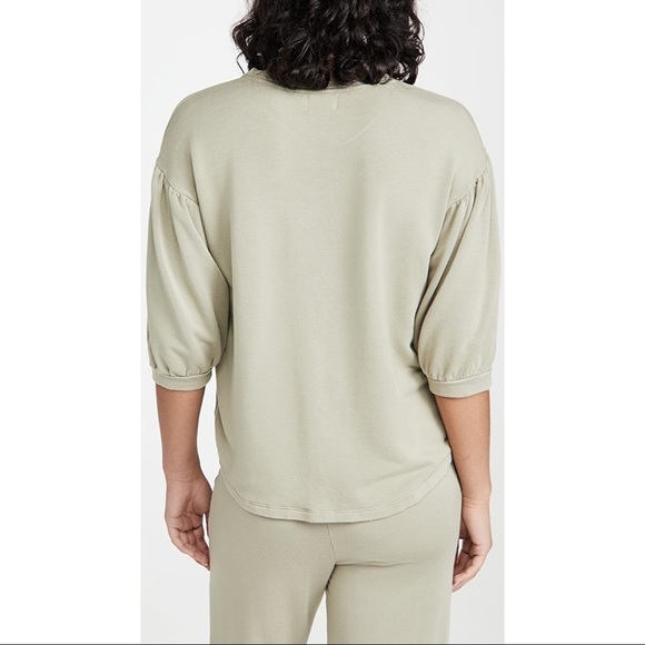 𝅺nwt Sundry Balloon Sleeve Sweatshirt in Color Clay Size Medium - Picture 4 of 11